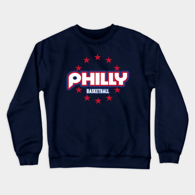 Philly Basketball Crewneck Sweatshirt by GLStyleDesigns